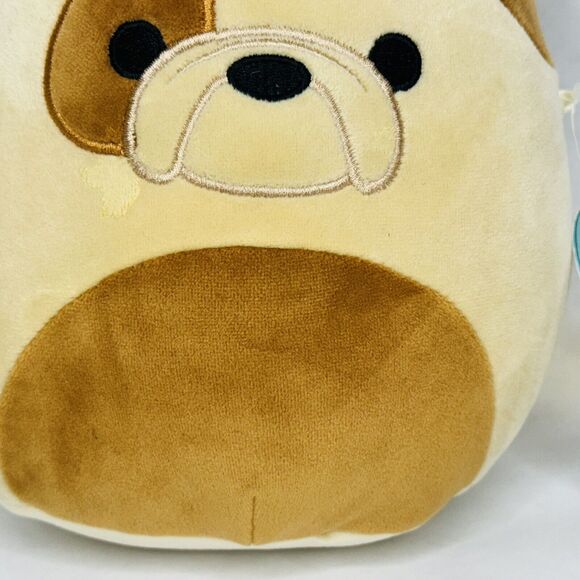 Squishmallow Griz the Bulldog Tan Brown 7" NEW - Picture 4 of 12